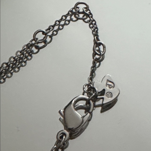 Swarovski Silver Necklace with Deep Blue Pendant - Picture 4 of 4